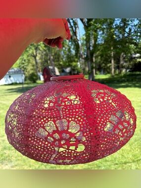 Allsop Soji Stella Luxe Oval - Clay Indoor-Outdoor Lantern